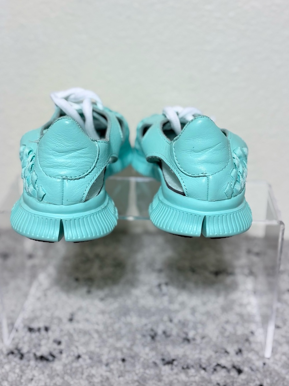 Nike Free Inneva Artisan Teal Woven Running Shoes Womens Sz 6.5 813069 Laces - Picture 5 of 8